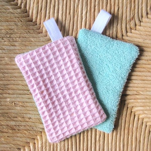 Set of 2 washable sponges, reusable sponge, handmade, ecological, zero waste