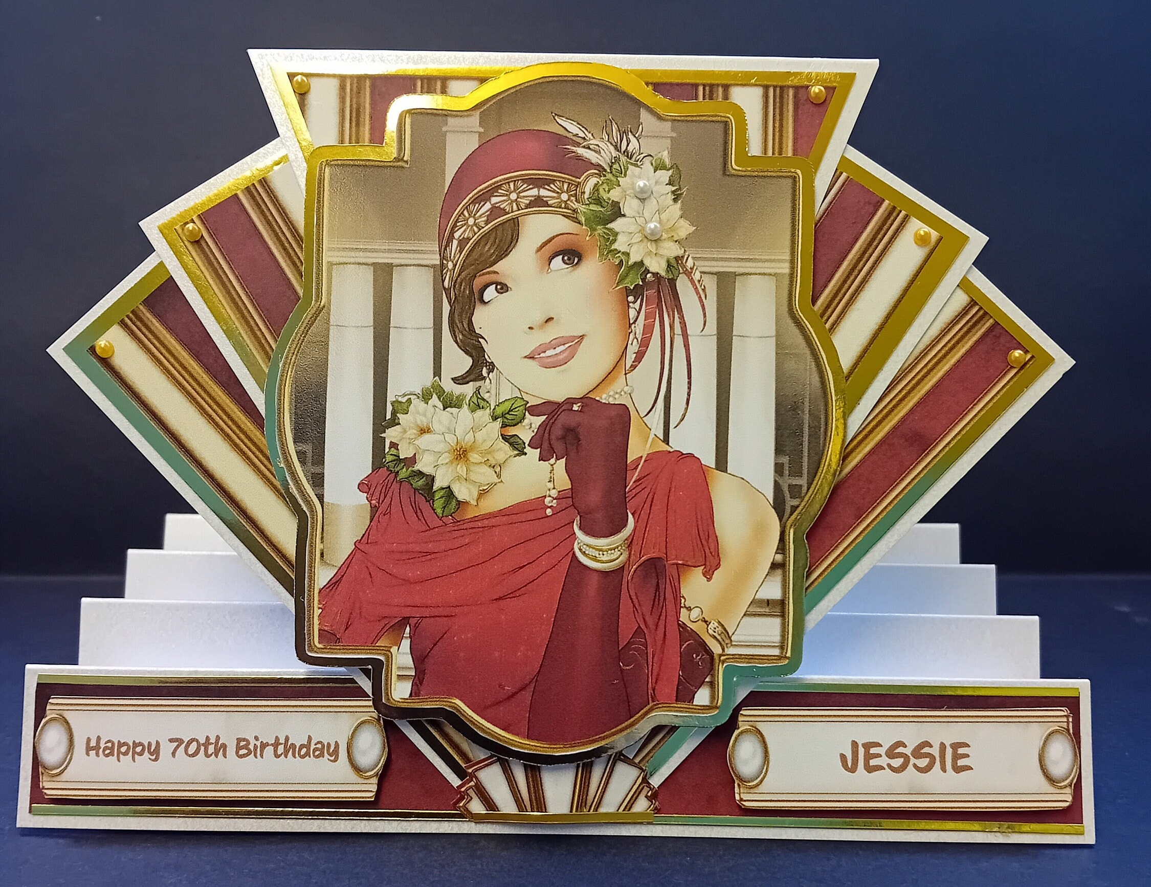 Art Deco Sister In Law Birthday Card - Special Thoughts - View #7