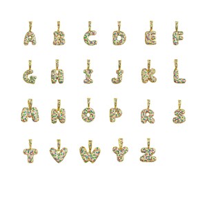 925 Silver & 14k Solid Gold beautiful Personalized Initial Necklace, 925 silver Alphabet Necklace, Gold Initial Pendant, Name Word Charms.