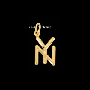 925 Silver New York Charm Pendant, NY Necklace, East Coast Charm, beautiful New York Charm Gifts For Her, Home Of The Brave,