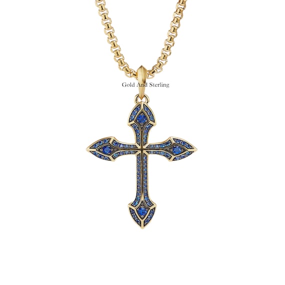 Kleines Weißgold Kreuz 585 Gold 14K Anhänger Für Damen, Kinder