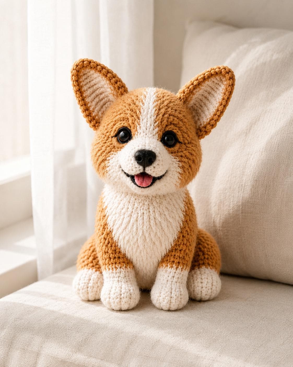 35 Corgi Crochet Patterns for Amigurumi, Pillows, Keychains, and Dog-Lover Gifts 6 Realistic Corgi Puppy Crochet