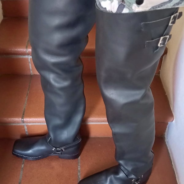 Men custom boots: tall, biker, musketeer, pirate, get your own dreamed boots