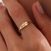 Custom Birth Flower Engraved Rings,flower Stacking Ring,everday Jewelry ...