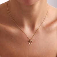 Macao Number Necklace main image 0