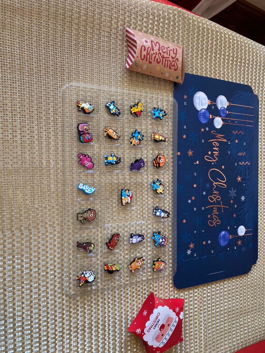 Bluey Croc Charm Advent Calendar Etsy UK