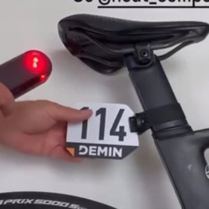 Race Number mount for Garmin Varia 300/500 Series mount