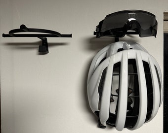 Helmet + Glasses wall hanger