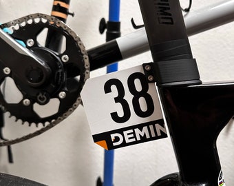 Race number aero seatpost mounts.