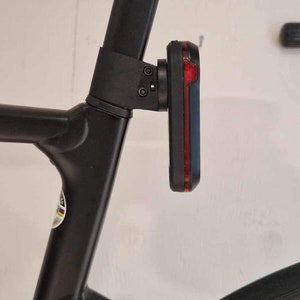 Garmin Varia 300/500 series aero seatpost mounts. Knot SL27 supersix