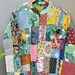 Ezhippie Womens Patchwork Stencil Print Boho Jacket
