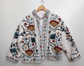 New Trending handmade suzani embroidery tnt jacket| women&#39;s clothing| gift for her