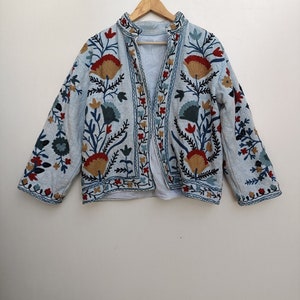 Neue Trending handgefertigte Susani-Stickerei tnt Jacke Damenbekleidung Geschenk für sie Bild 2