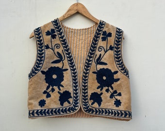 新品 todayful Embroidery Middle Vest エクリュ ZARA NEW WOMAN FLORAL EMBROIDERED WAISTCOAT GILET VEST ECRU