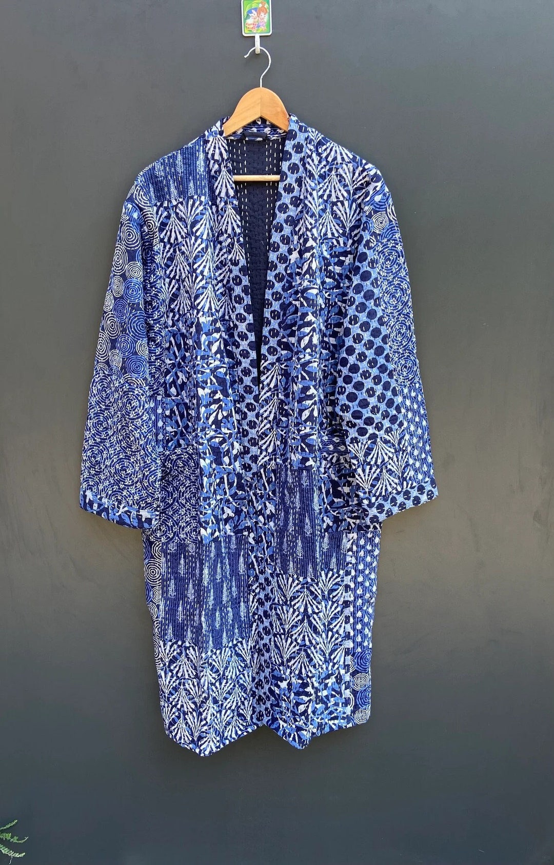 Kantha Robe Kantha Kimono| Kantha Robes| Women Jackets| Cotton Kimono| Bridal ...