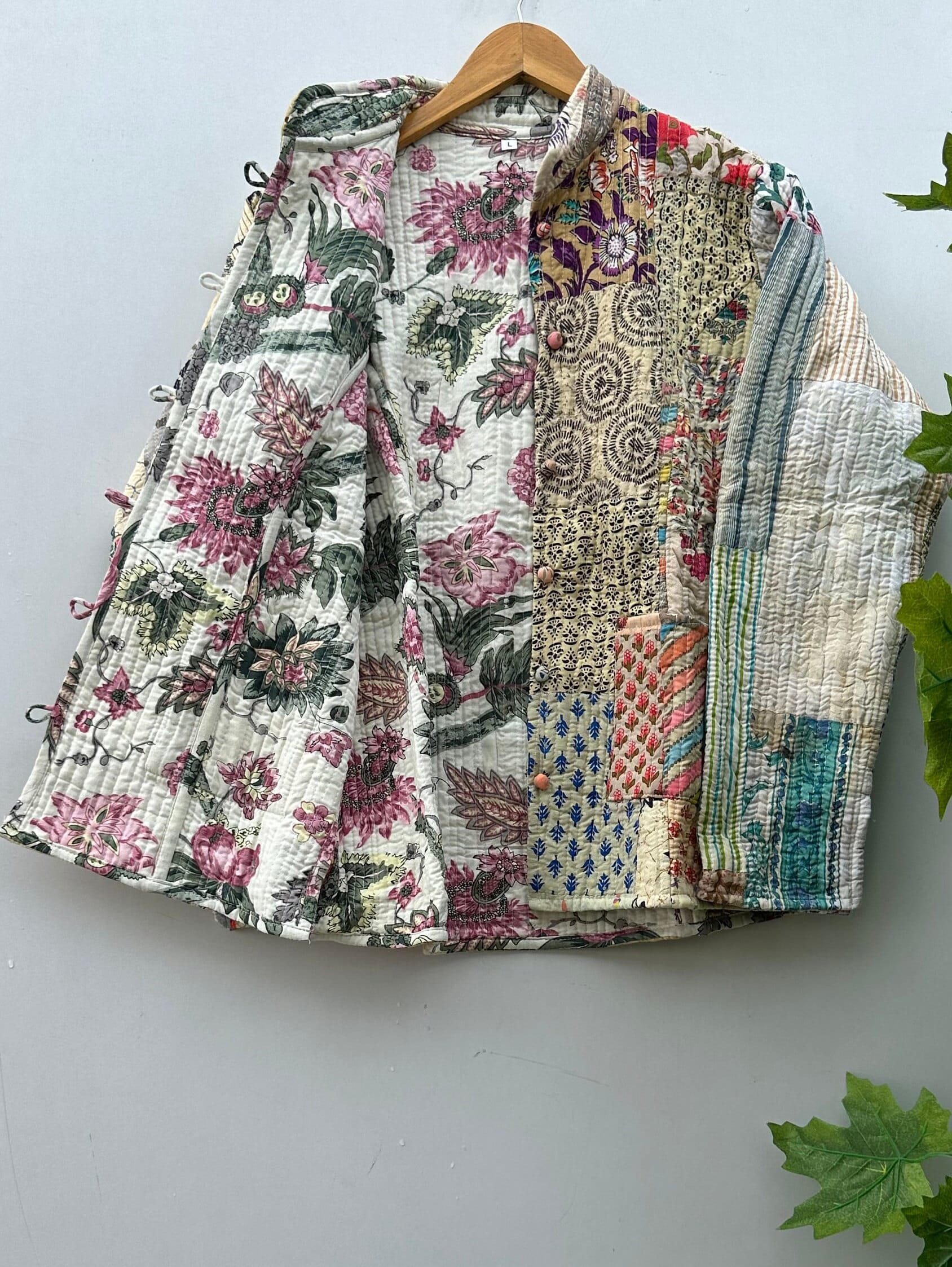 PATCHWORK EMBROIDERY LACE JACKET