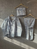 Jaipur's Hand Block Print Cotton Pajama Set: Grey Summer Nightwear product logo