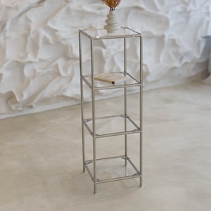 mUgU Mid-Century 4-Tier Shelving Unit: Modern modular and Bookshelf for Stylish Interiors