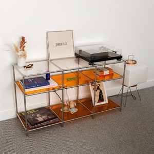mUgU Mid-Century 3-Tier Shelving Unit: Modern modular, Magazine, LP and Bookshelf for Stylish Interiors