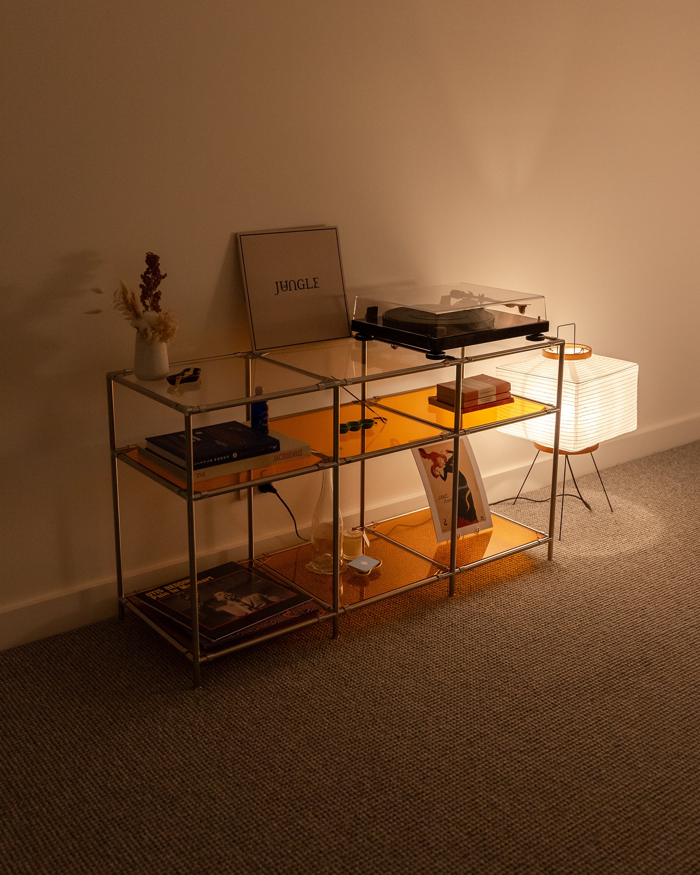 Mugu Mid-century 3-tier Shelving Unit: Modern Modular, Magazine 