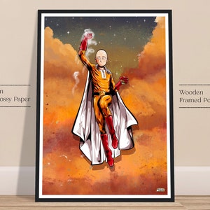 One Punch Man Posters & Wall Art Prints