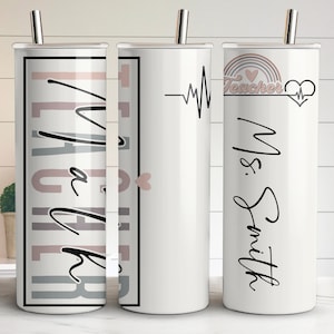 Personalized Math Teacher Tumbler With Name, Favorite Teacher Cup, Best Teacher Ever  Appreciation Present, Math Teacher Back To School Gift