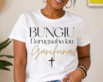 Garifuna Faith Shirt, Bungiu Daruguaba Lau Heritage Graphic Tee, Garifuna Culture, Settlement Day Tshirt