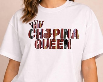 Chapina Queen T-shirt, Guatemala Map Shirt, Guatemalan Pride Graphic Tee