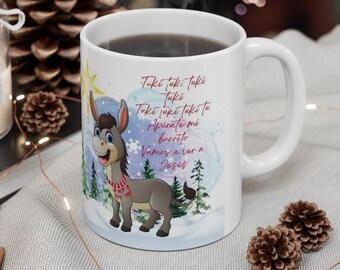 Mi Burrito Sabanero Mug Wrap PNG: Feliz Navidad, Latino Xmas (Digital Download)