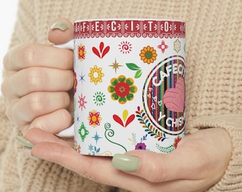 Cafecito y Chisme Ceramic Mug: Latina Mom Gift