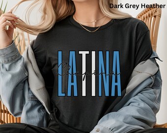 Latina Chapina T-Shirt, Guatemala Flag Tee, Independence Day Apparel, Mom Shirt, Unisex Jersey Short Sleeve Tee, Latina Power Shirts