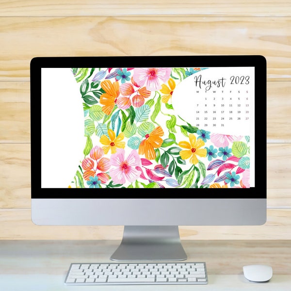 2023 Computer Desktop Calendar Etsy