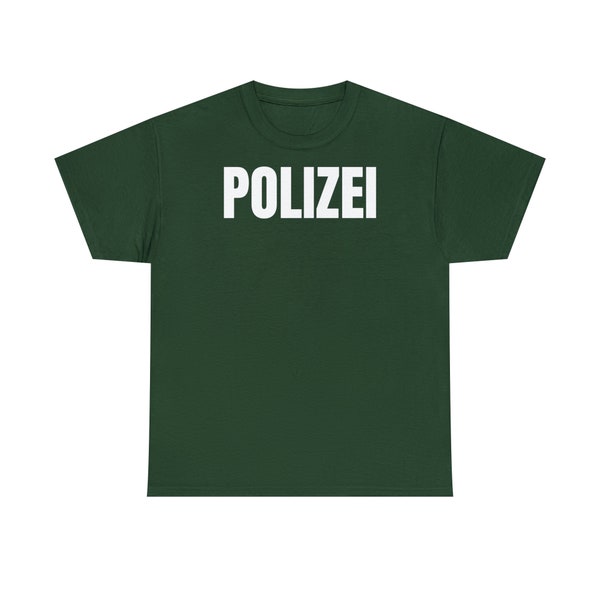 Police T-shirt | Green