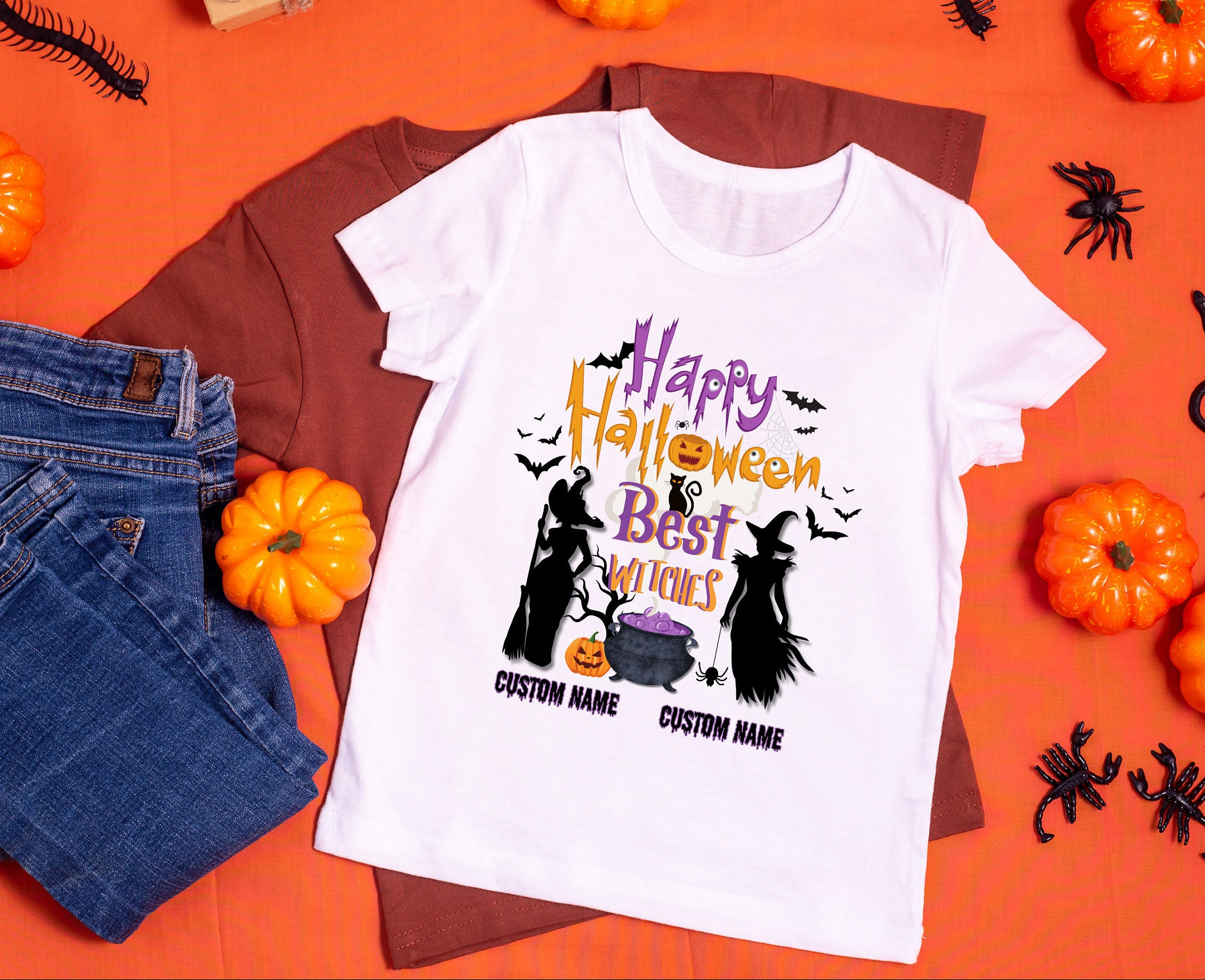 Best Friends Halloween Shirts Custom Halloween Shirt Best Etsy