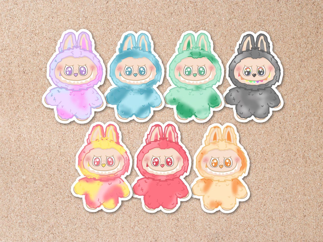 Labubu Big Into Energy Vinyl Sticker | Pop Mart the Monsters – Cute ...