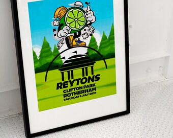 The Reytons Clifton Park illustrated art print.