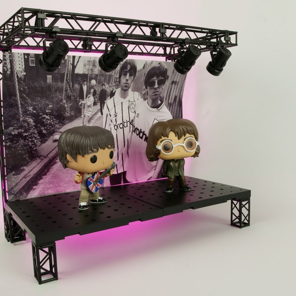 Oasis Band Stage Display For Funko Pops/Figures