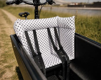 Urban Arrow Family Cushion – Cargo Bike Seat Pad for Family & FamilyNext – Polkadot