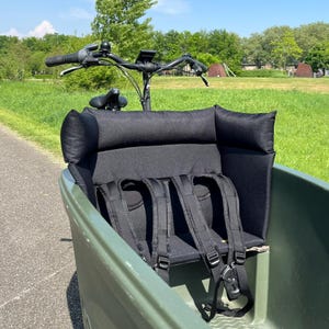 Dolly bakfiets kussen - Zwart