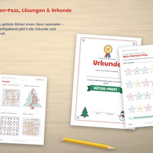 Printable Advent Calendar Puzzles for Kids | 24 Christmas Puzzles: Maze, Sudoku, Word Search | Ages 6–10 | Instant PDF Download image 5