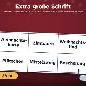 Senioren Weihnachtspaket Großdruck | Bingo, Rätsel-Adventskalender und Mandalas zum Ausdrucken | Seniorenheim & Betreuung | PDF deutsch image 2