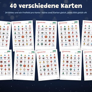 Weihnachts Paket für Kinder zum Ausdrucken | Malbuch, Rätsel-Adventskalender und Bingo | 3–10 Jahre, Kita & Schule | PDF deutsch image 4