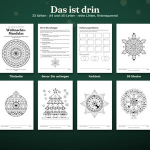 Senioren Weihnachtspaket Großdruck | Bingo, Rätsel-Adventskalender und Mandalas zum Ausdrucken | Seniorenheim & Betreuung | PDF deutsch image 7