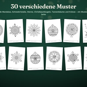 Senioren Weihnachtspaket Großdruck | Bingo, Rätsel-Adventskalender und Mandalas zum Ausdrucken | Seniorenheim & Betreuung | PDF deutsch image 4