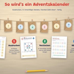 Printable Advent Calendar Puzzles for Kids | 24 Christmas Puzzles: Maze, Sudoku, Word Search | Ages 6–10 | Instant PDF Download image 3