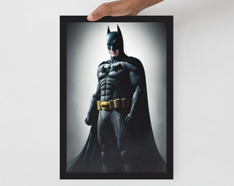 Framed Dark Knight poster