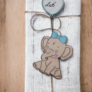 Personalized Baptism Placeholder Name Animals Newborn Baby Girl