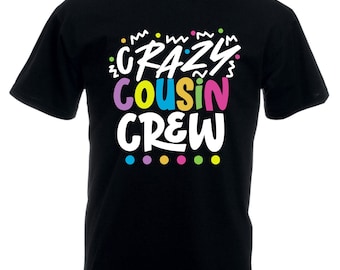 Cousin Crew T-Shirt family reunion matching Cousin Shirt Cousin Lover Boys Girls Unisex Adults Kids tee top