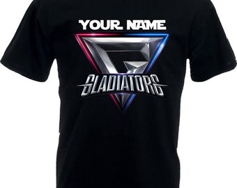 Personalised Gladiators Kids T-Shirt | Custom Name | Gladiators |