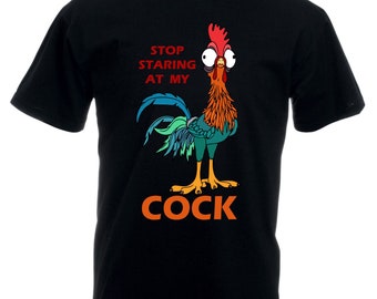 Funny Chicken T-Shirt, Rude Rooster Tee, Offensive Novelty Gift
